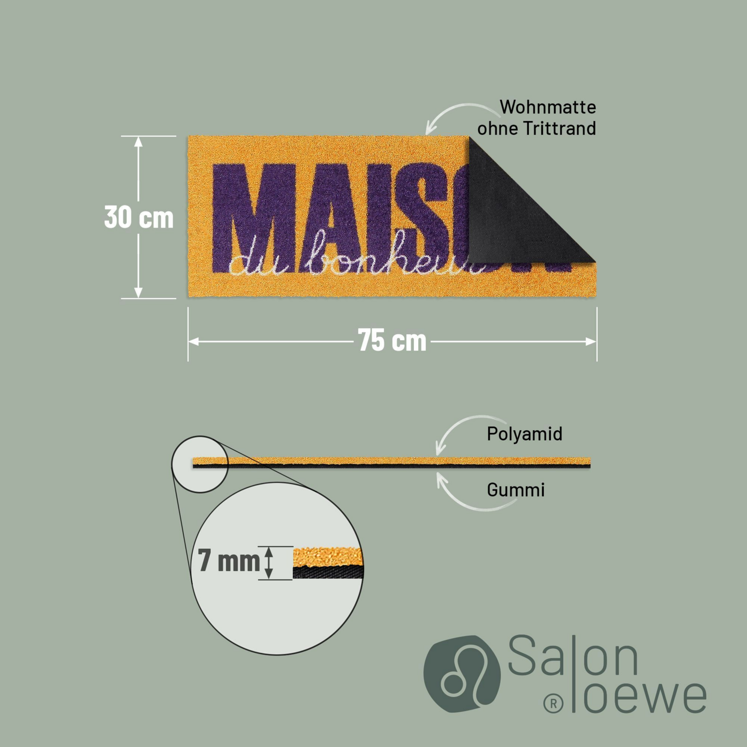 salonloewe-maison-type-eingangsmatte-30-x-75-cm-orange-violett-minimatte-waschba image 4