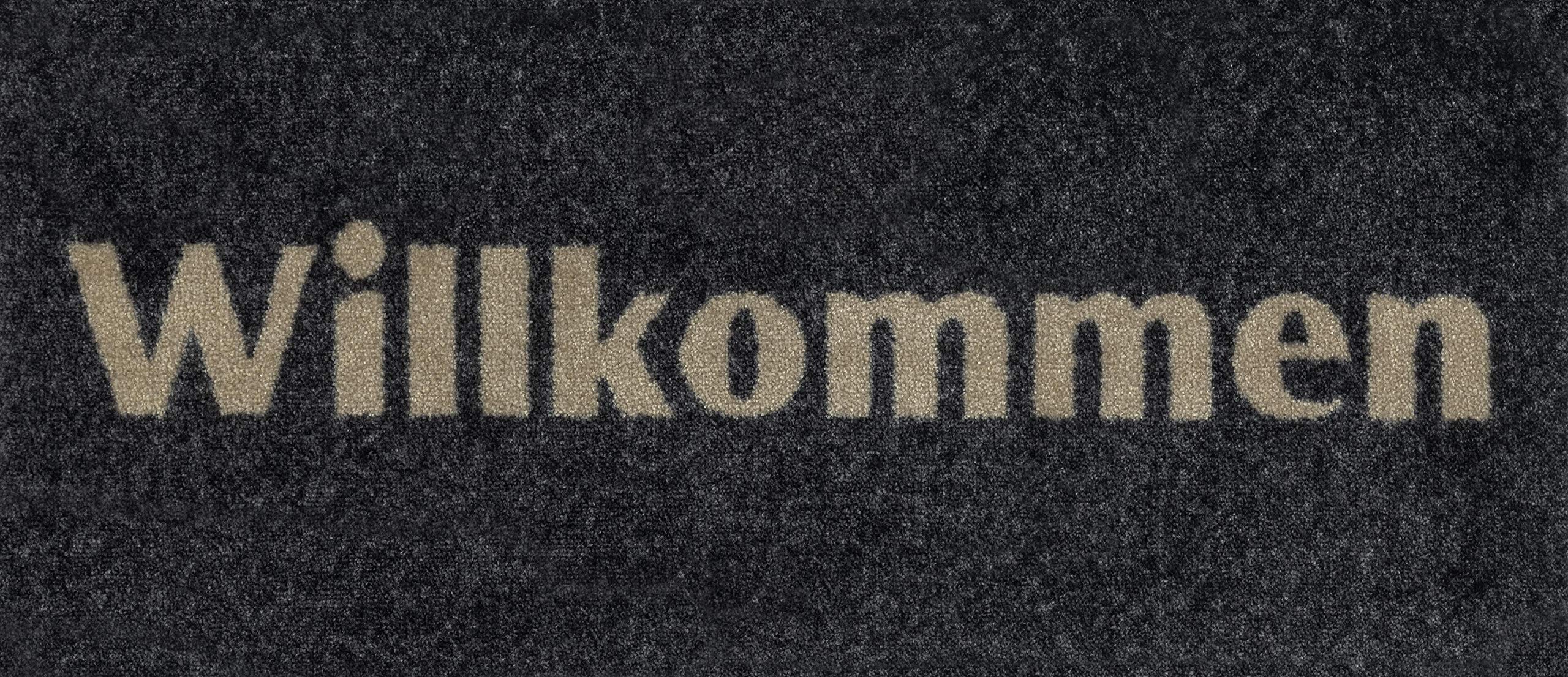 wash-dry-fu-matte-willkommen-graphite-30x70-cm image 1