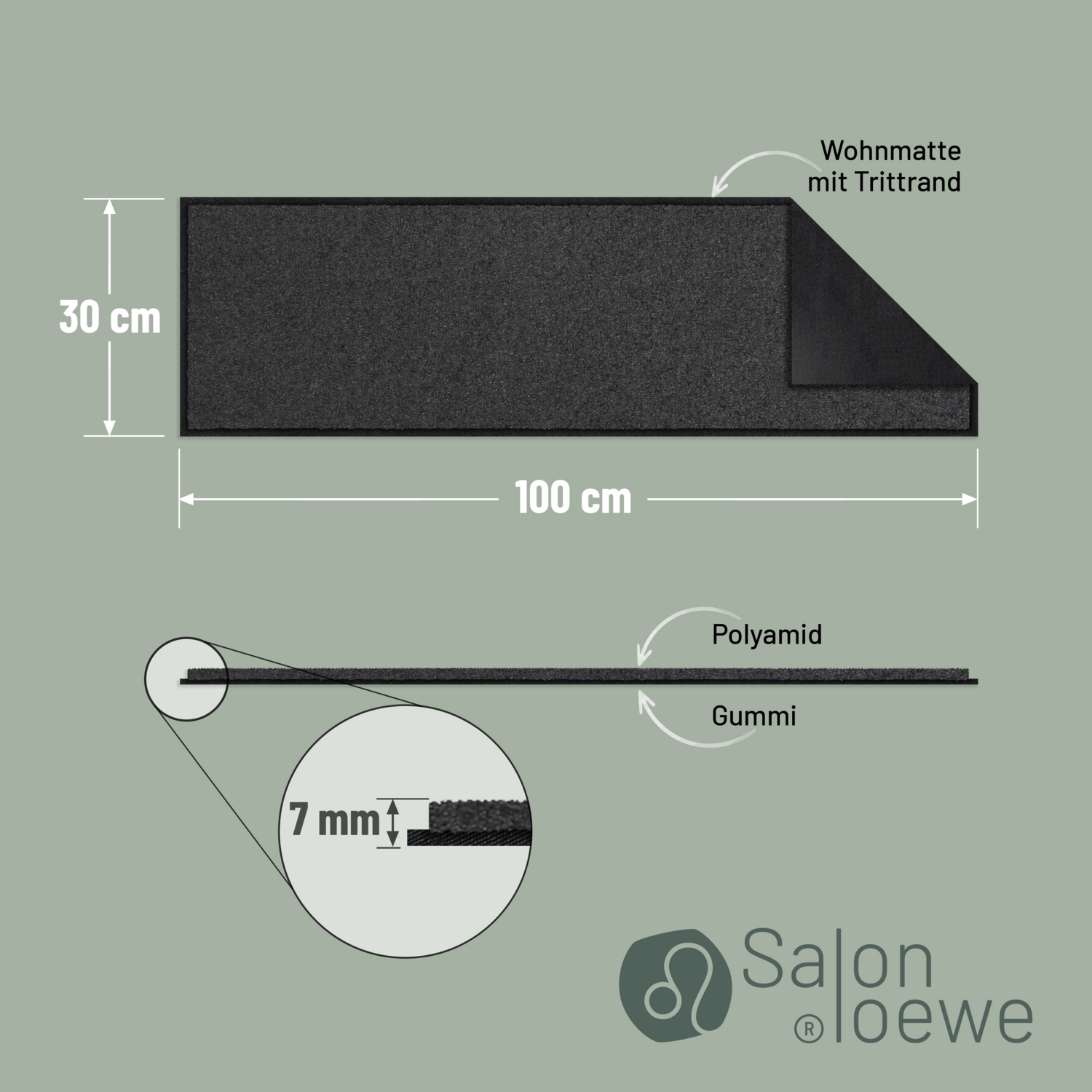salonloewe-minimatt-anthrazit-30-x-100-cm-kleine-waschbare-fu-matte-mit-rutschfe image 3
