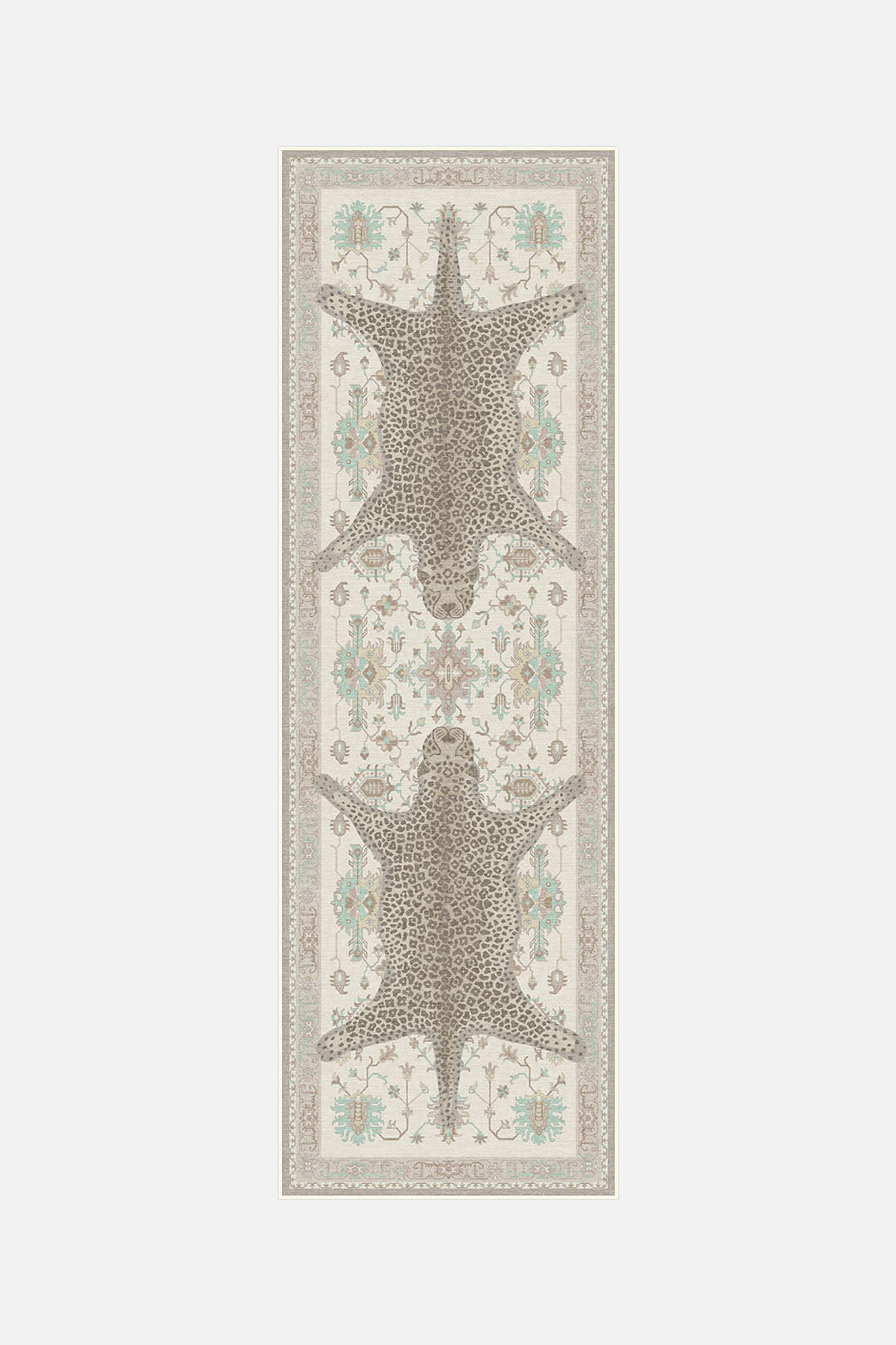 teppana-leopard-beige-teppich-waschbarer-kurzflor-teppich-mit-rutschfester-matte image 5