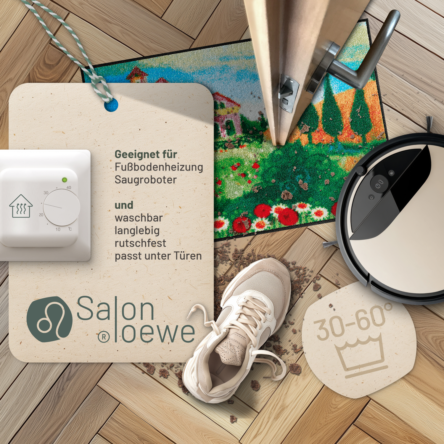 salonloewe-bella-vista-eingangsmatte-50-x-75-cm-kunstvolle-fu-matte-mit-impressi image 3