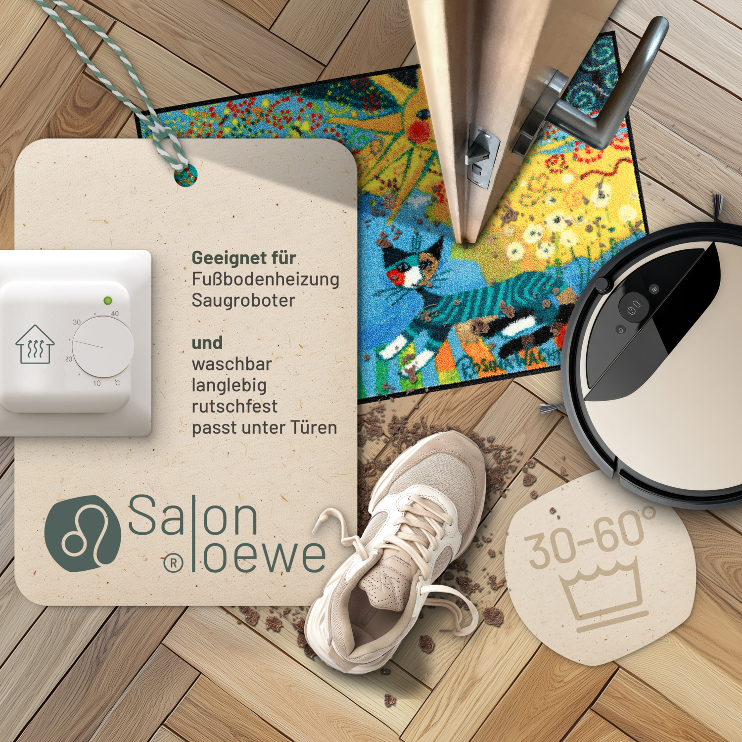 salonloewe-la-dolce-vita-l-ufer-50-x-75-cm-waschbare-t-rmatte-mit-katzenmotiv-un image 3