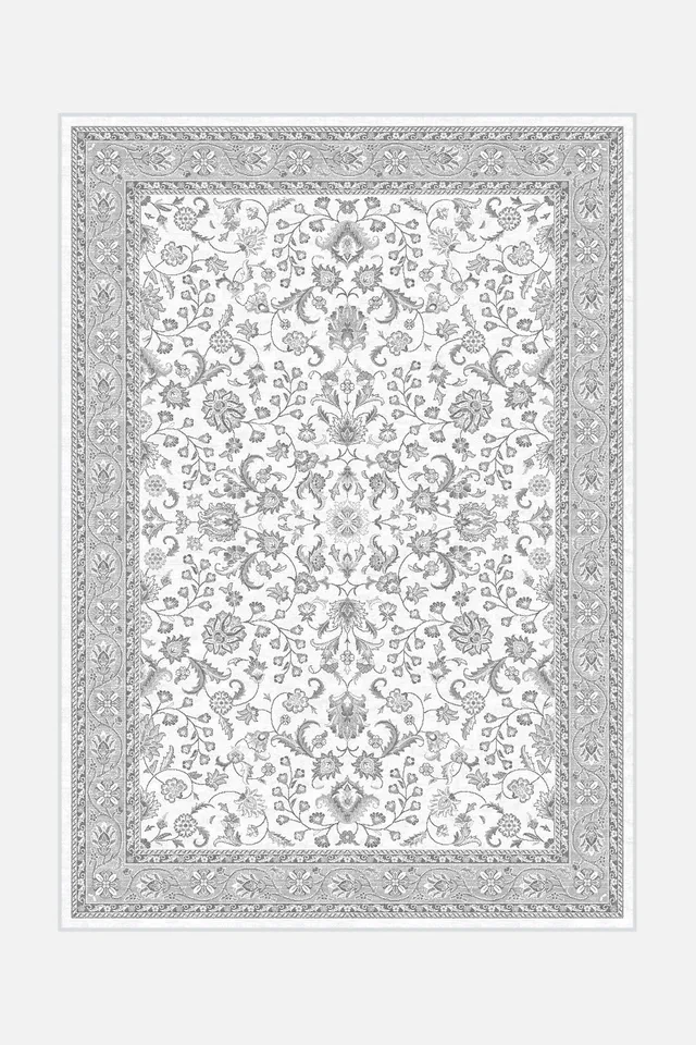 teppana-parsian-hellgrau-teppich-waschbarer-indoor-teppich-im-klassisch-persisch image 1