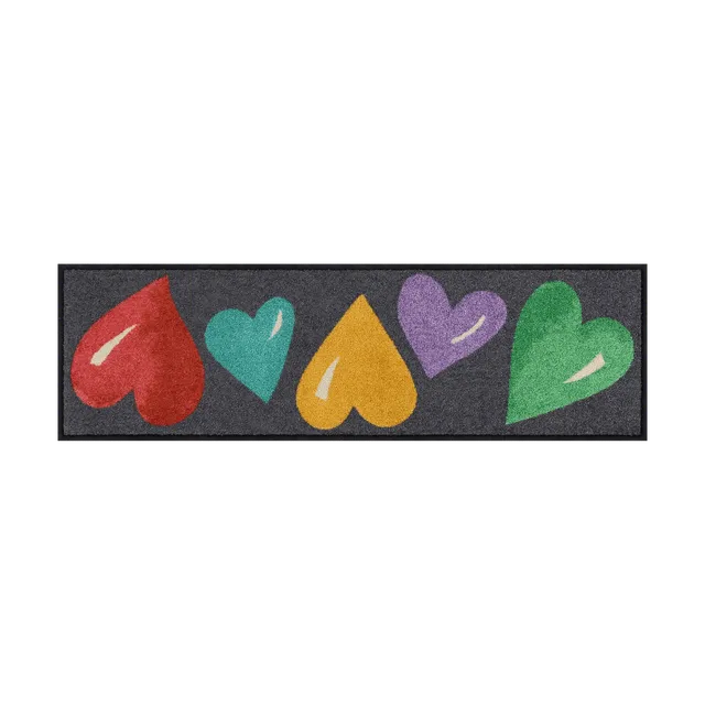 salonloewe-big-hearts-colourful-eingangsmatte-30-x-100-cm-bunte-rutschfeste-fu-m image 1