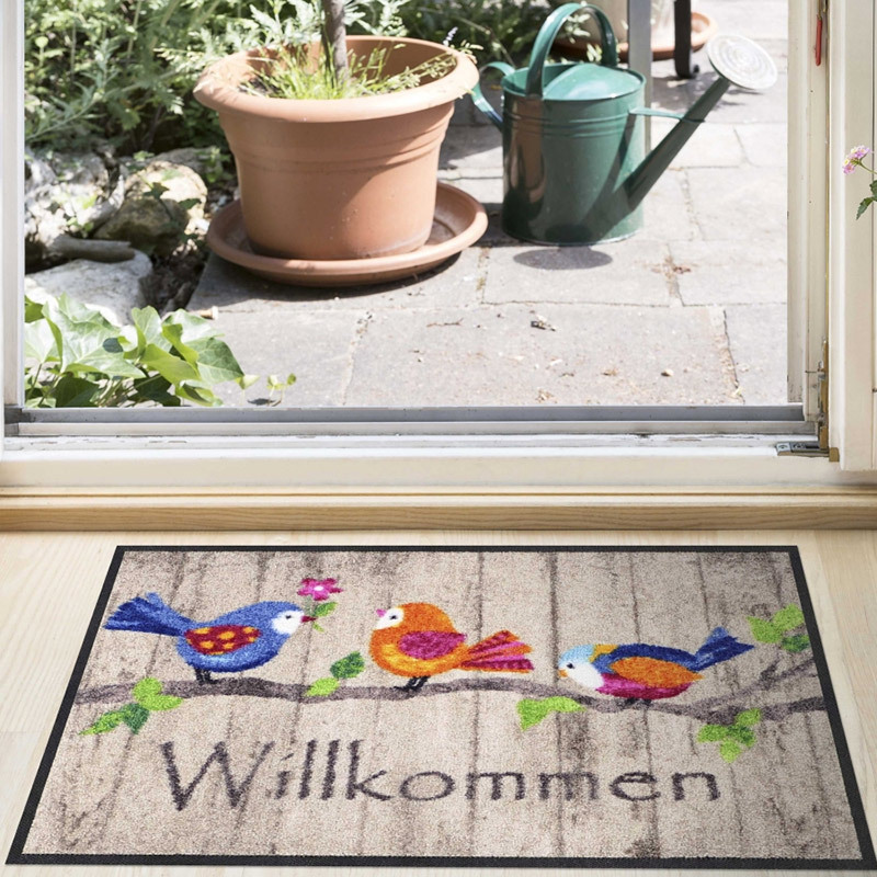 salonloewe-birds-wood-eingangsmatte-50-x-75-cm-polyamid-rutschfest-waschbar-voge image 2