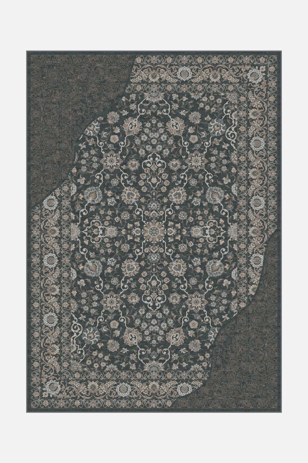 teppana-finja-grau-teppich-waschbarer-klassiker-mit-persischem-design-grau-inkl- image 1