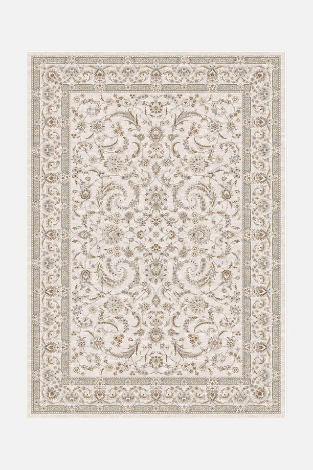 teppana-kantiss-beige-teppich-waschbarer-indoor-teppich-mit-rutschfester-matte-c image 1