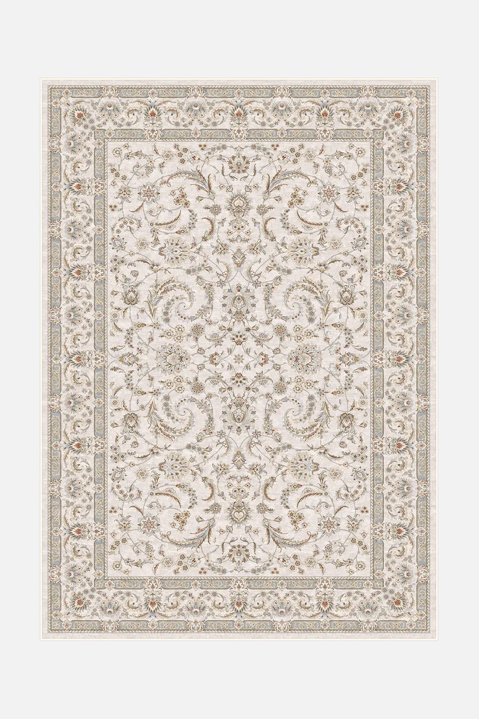 teppana-kantiss-beige-teppich-waschbarer-indoor-teppich-mit-rutschfester-matte-c image 1