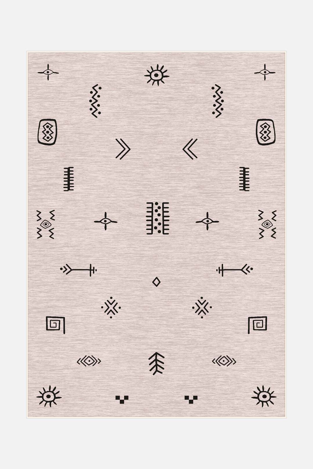 teppana-ari-rose-teppich-waschbarer-teppich-mit-geometrischem-muster-120x170-cm- image 1