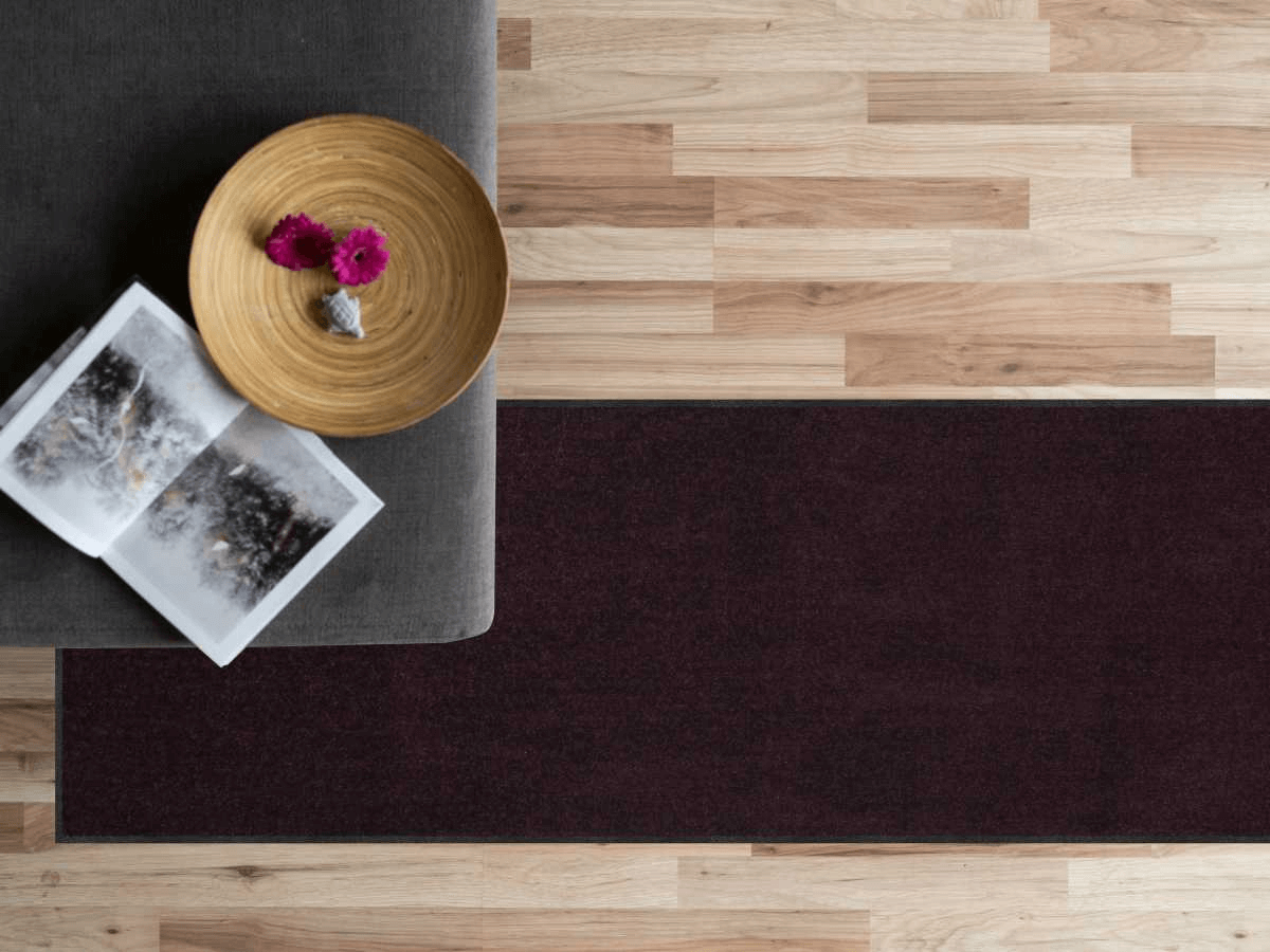 salonloewe-uni-pflaume-halbrund-60-x-180-cm-waschbarer-l-ufer-mit-rutschfestem-g image 2