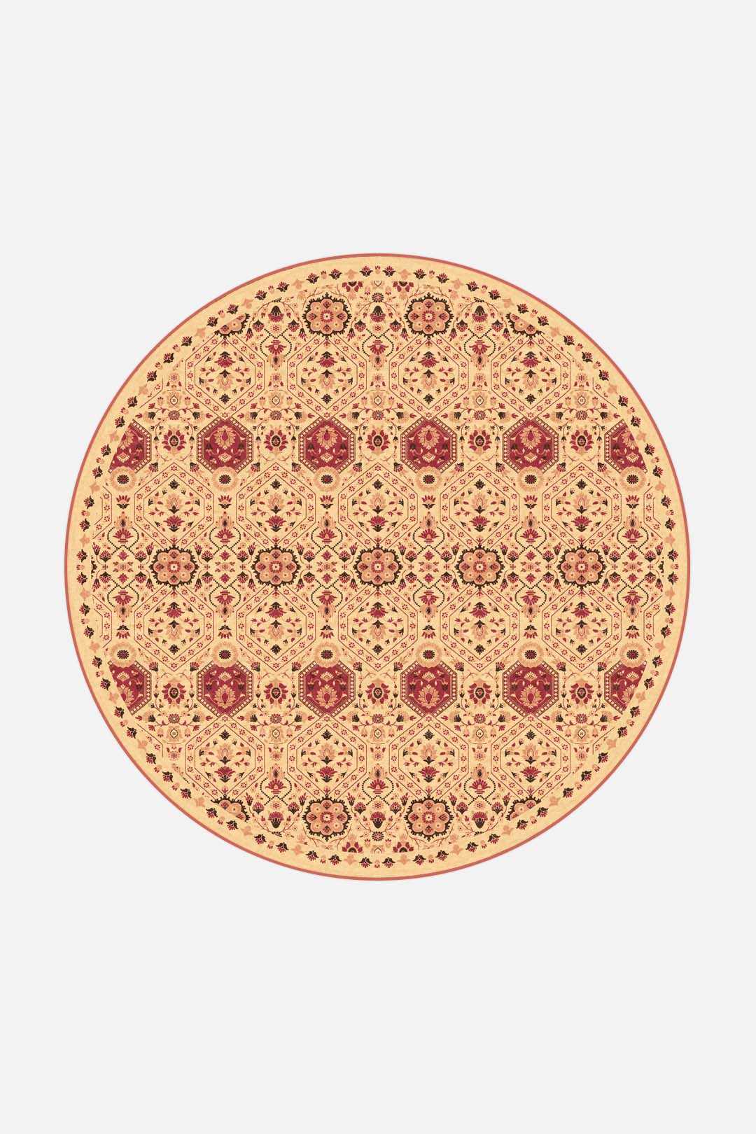 teppana-hangi-orange-teppich-waschbarer-indoor-teppich-gelb-orange-floral-inkl-r image 8