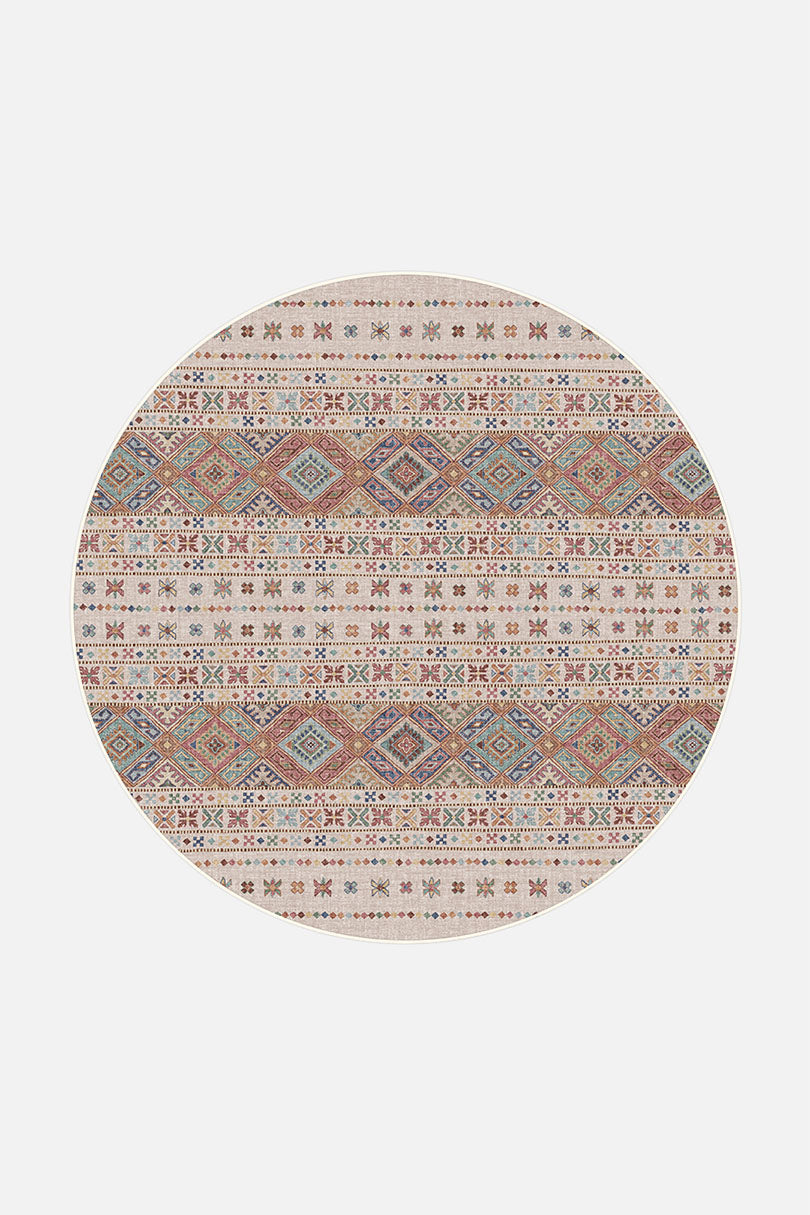 teppana-noura-sand-teppich-waschbarer-boho-teppich image 8