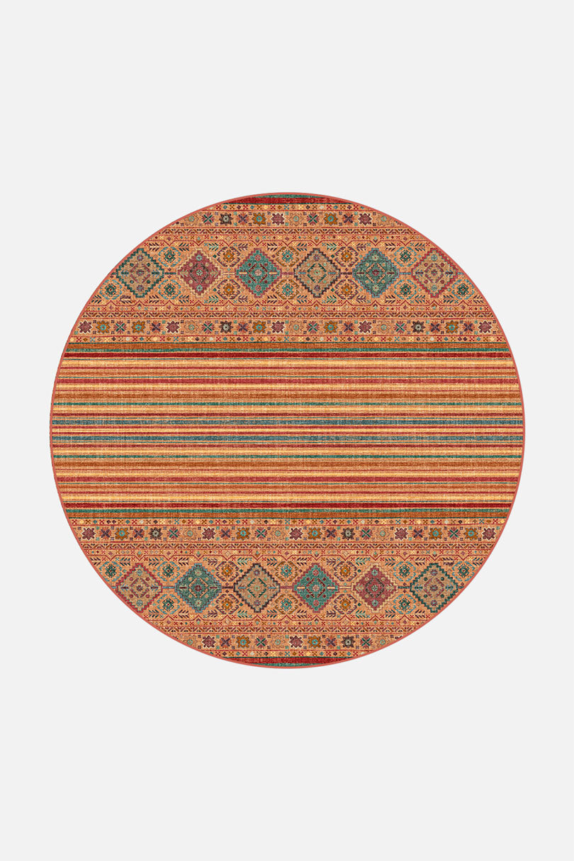 teppana-samira-safran-teppich-boho-gelb-orange image 8