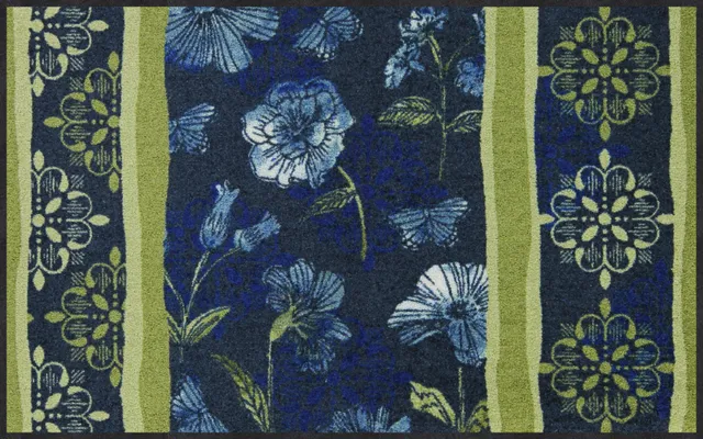 salonloewe-night-flowers-stripe-teppich-75-x-120-cm-florales-streifen-design image 1