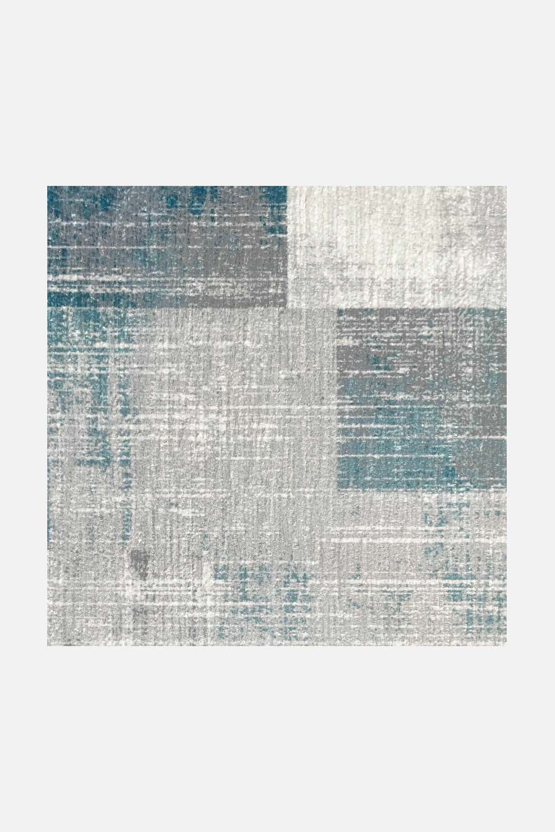 teppana-topas-quadrat-teppich-waschbarer-indoor-teppich-geometrisch-blau-grau image 7