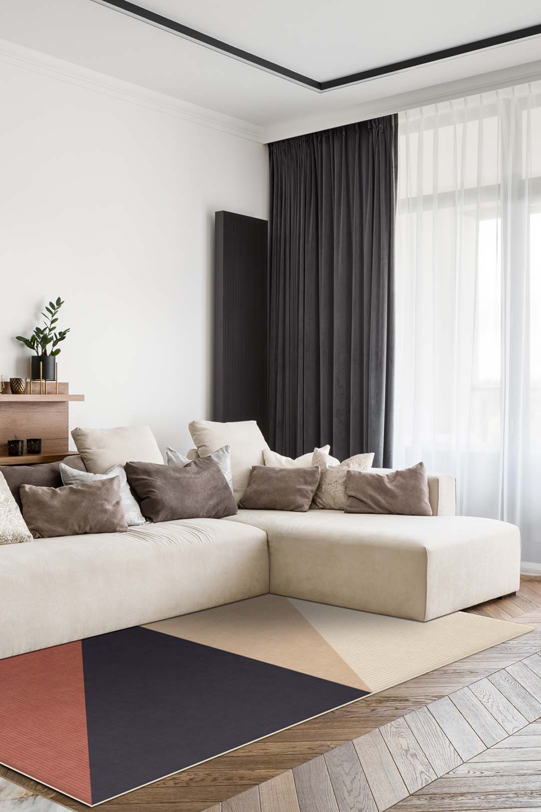 teppana-nala-geo-teppich-waschbarer-designer-teppich-geometrisches-muster-in-bei image 4