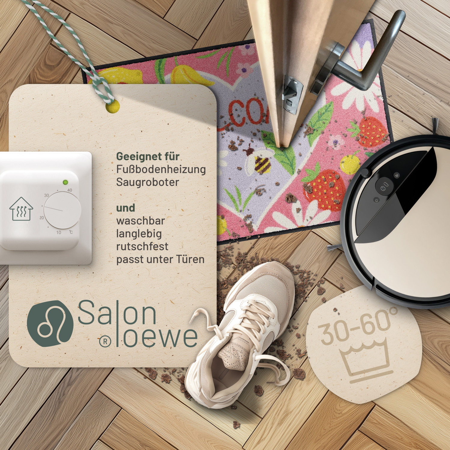 salonloewe-astrids-garden-eingangsmatte-50-x-75-cm-waschbare-welcome-fu-matte-mi image 2