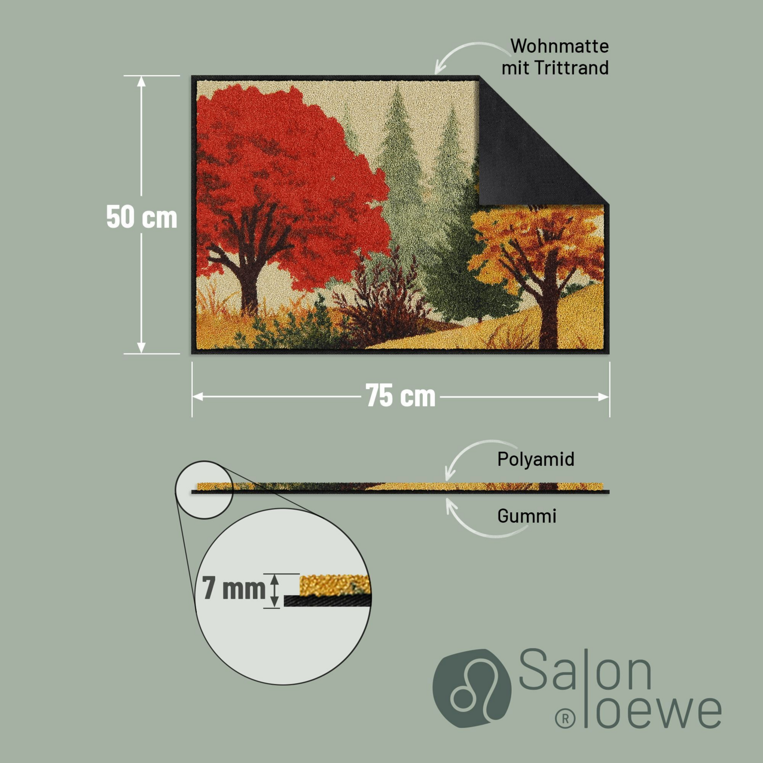 salonloewe-forest-pleasure-eingangsmatte-50-x-75-cm-herbstbaum-motiv-made-in-ger image 3