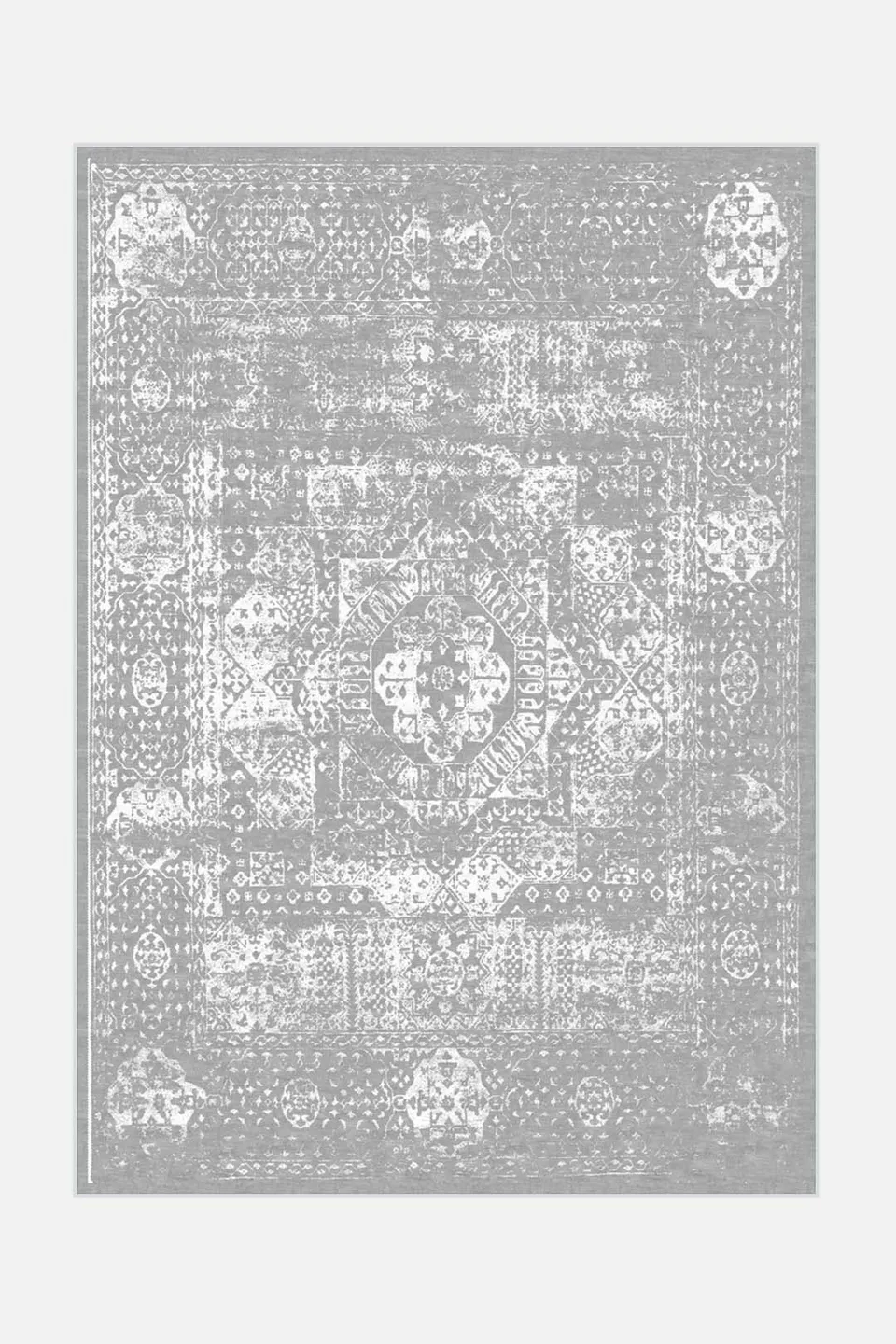 teppana-emily-klassisch-teppich-waschbarer-indoor-teppich-in-grau-silber-inkl-ru image 1