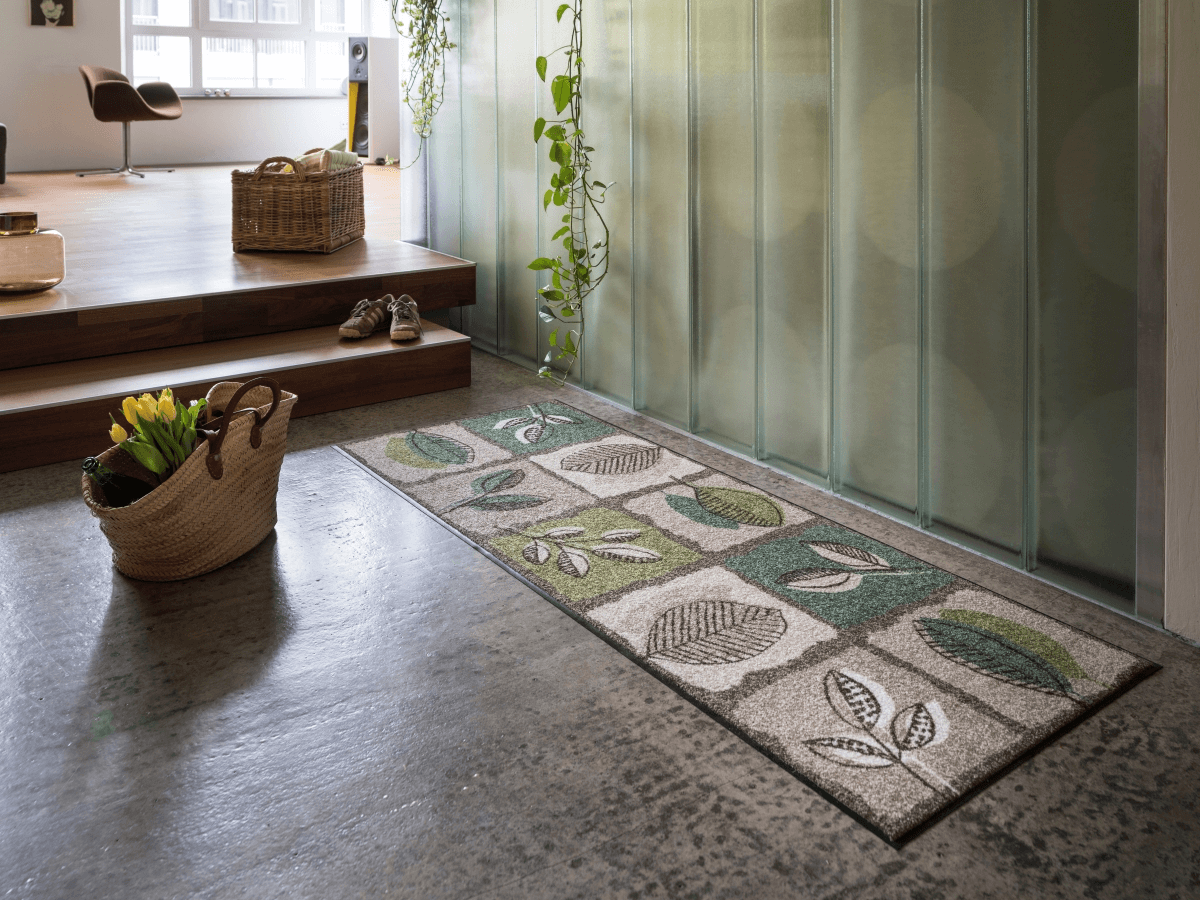 salonloewe-green-spirit-l-ufer-75-x-190-cm-gr-nes-blattmuster-waschbar-flur-k-ch image 2