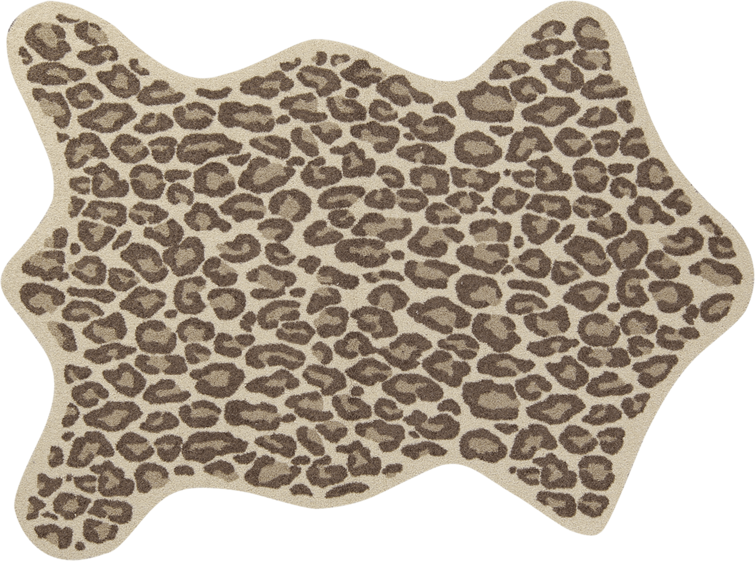 salonloewe-leo-look-shape-teppich-100-x-130-cm-leopardenmuster-kompakt-wohnzimme image 1