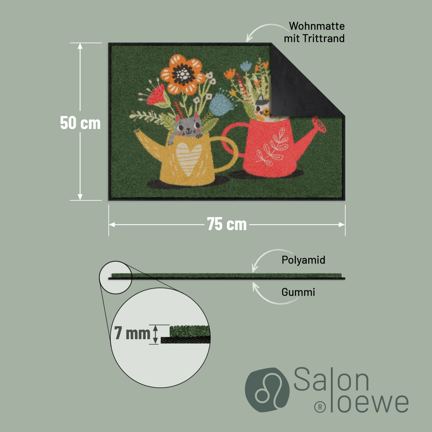 salonloewe-garden-kittens-eingangsmatte-50-x-75-cm-buntes-gie-kannen-motiv-wasch image 4