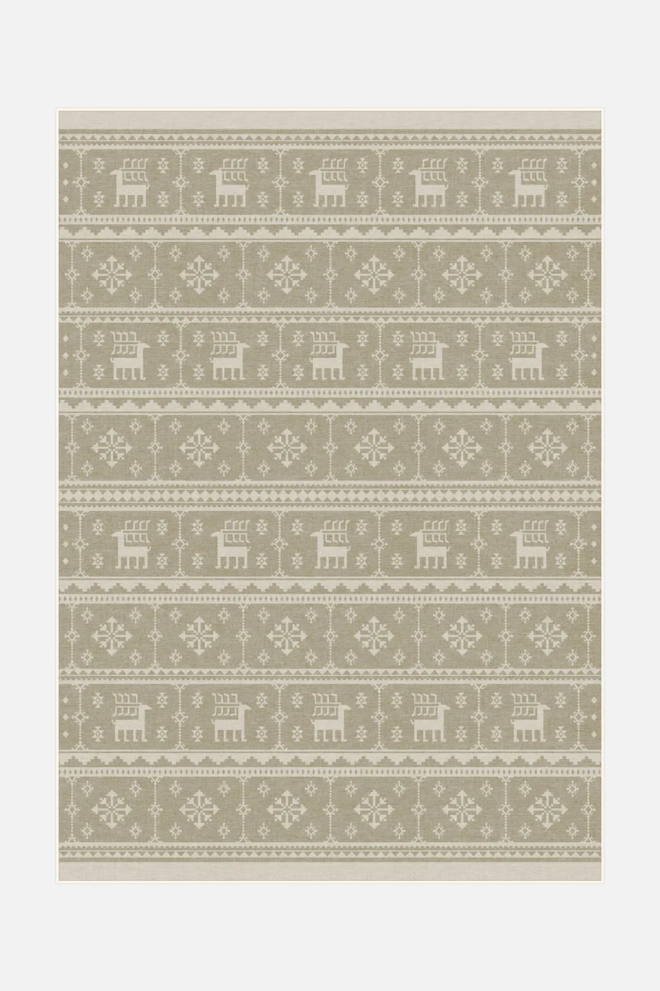 teppana-rentiere-keks-teppich-waschbarer-indoor-teppich-beige-geometrisch image 1