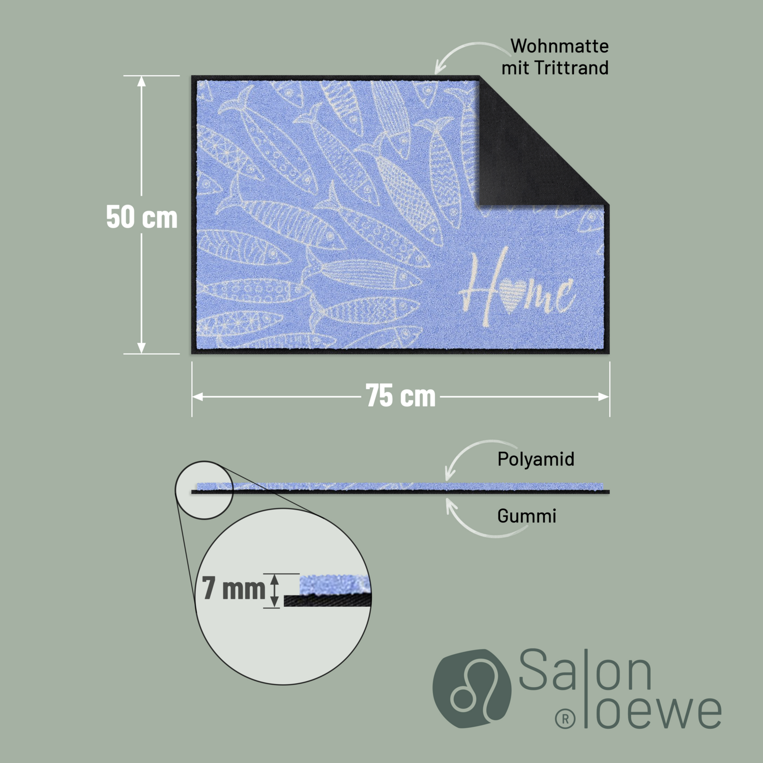 salonloewe-center-of-love-eingangsmatte-maritime-fu-matte-mit-fischmuster-50-x-7 image 4