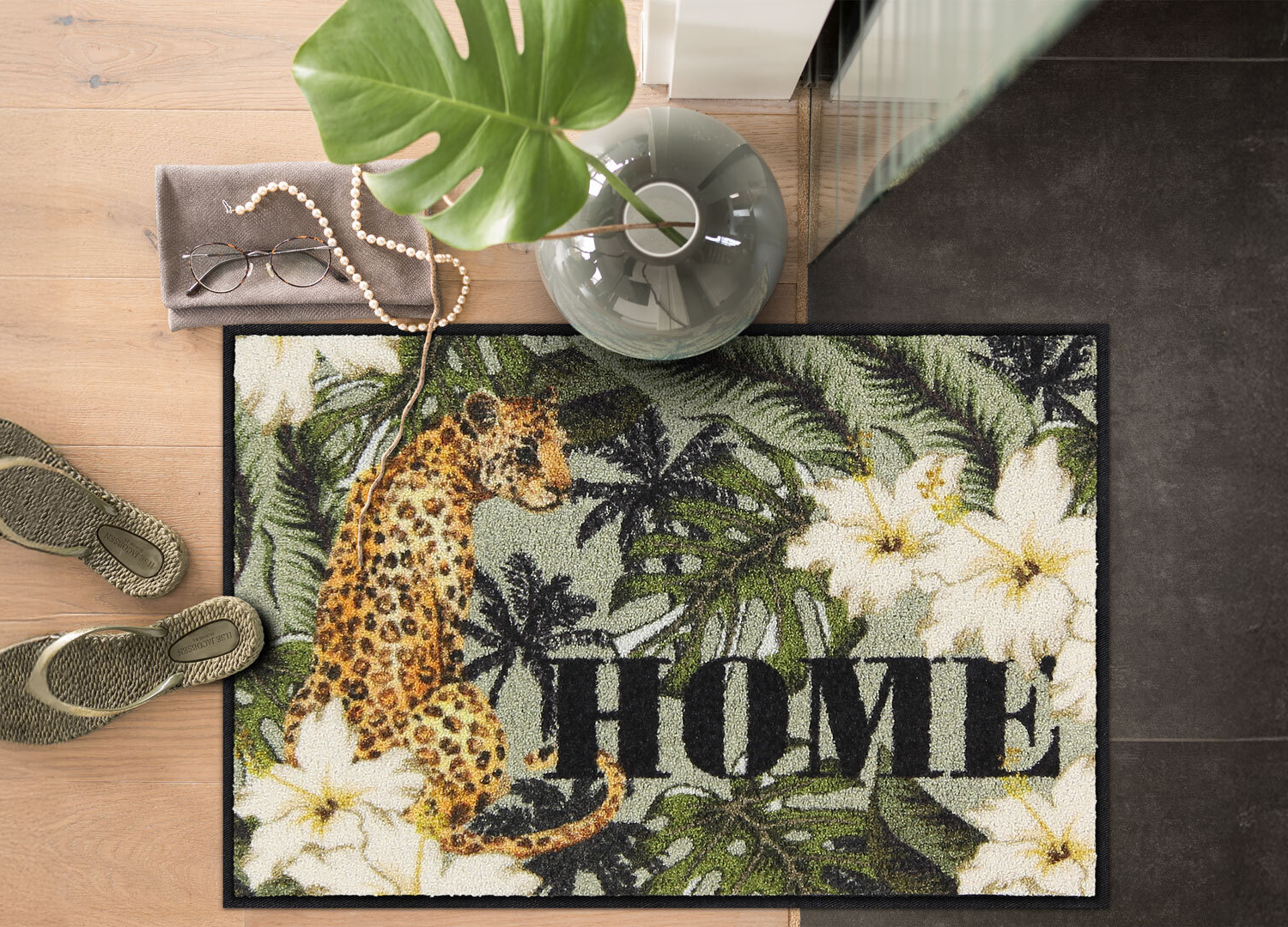salonloewe-hidden-jungle-eingangsmatte-50-x-75-cm-waschbare-schmutzfangmatte-mit image 2