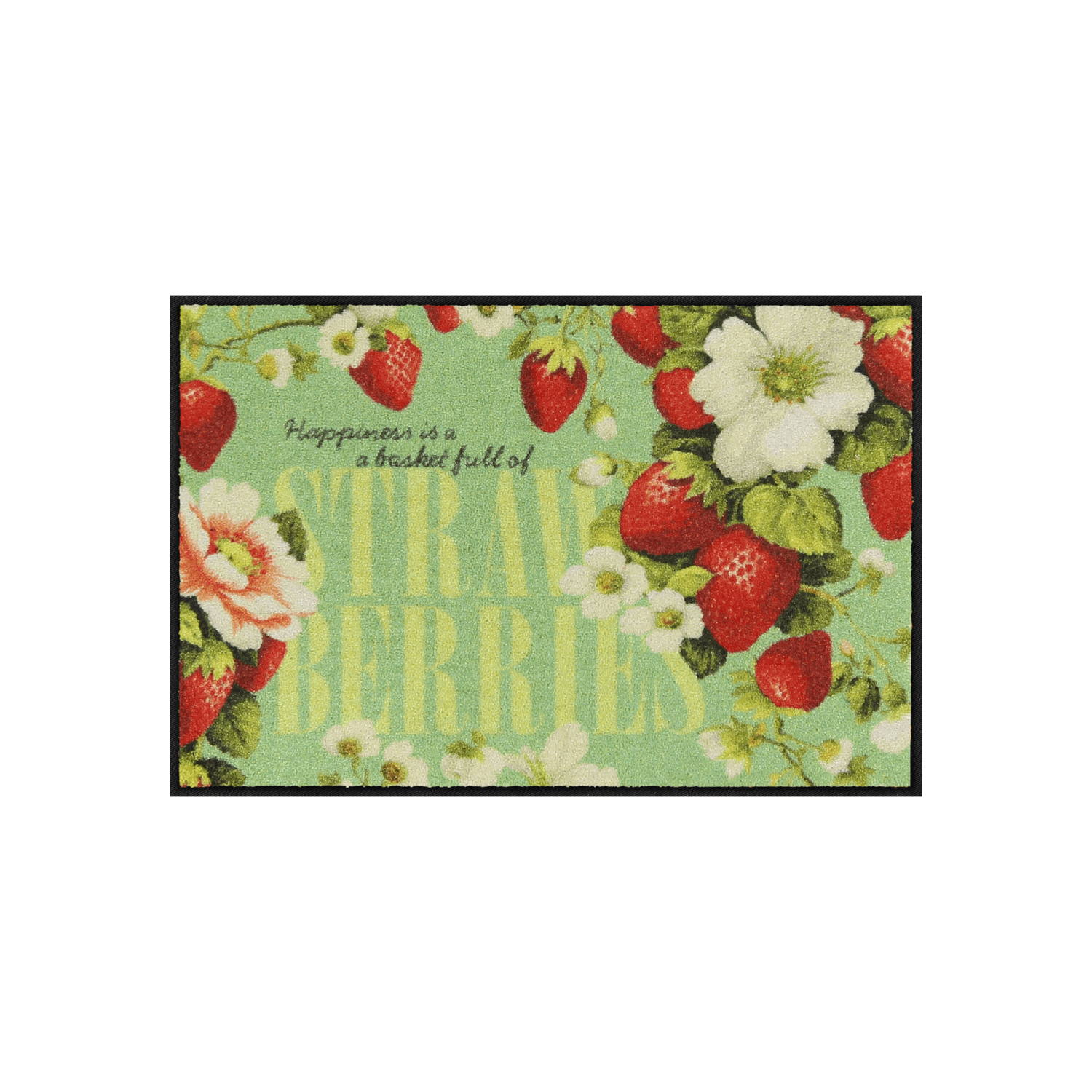 salonloewe-happy-strawberry-eingangsmatte-50-x-75-cm-waschbare-fu-matte-mit-erdb image 1