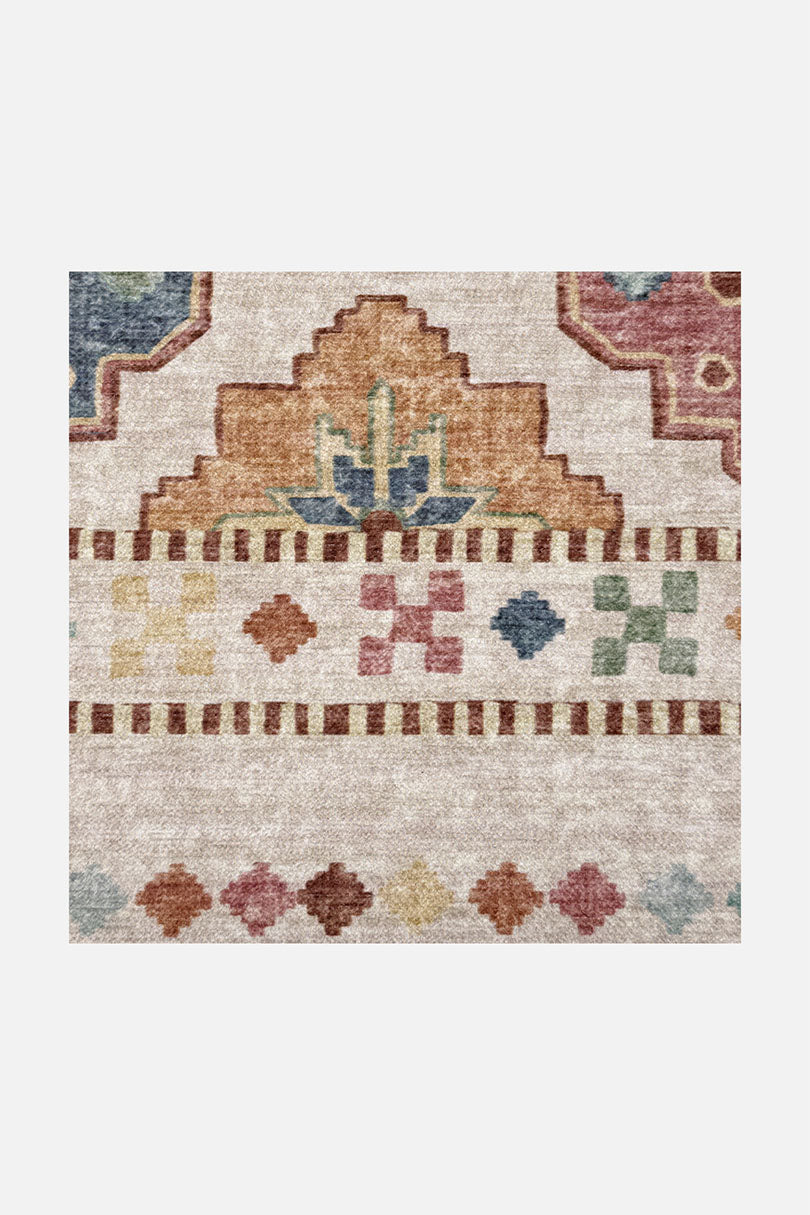 teppana-noura-sand-teppich-waschbarer-boho-teppich image 3