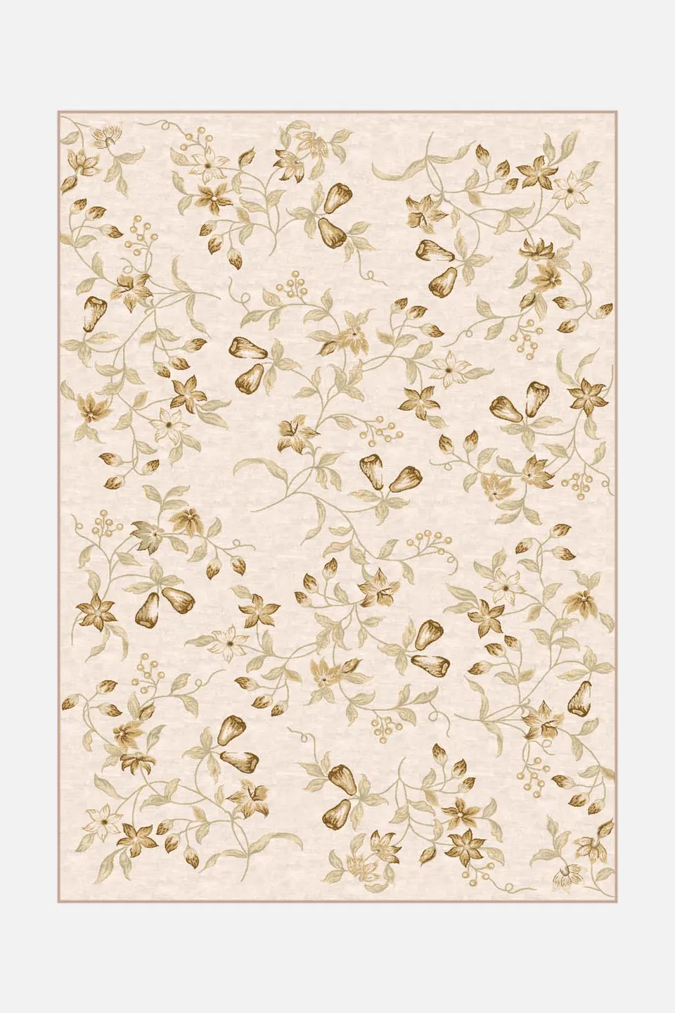 teppana-lale-beige-teppich-waschbarer-teppich-mit-rutschmatte image 1