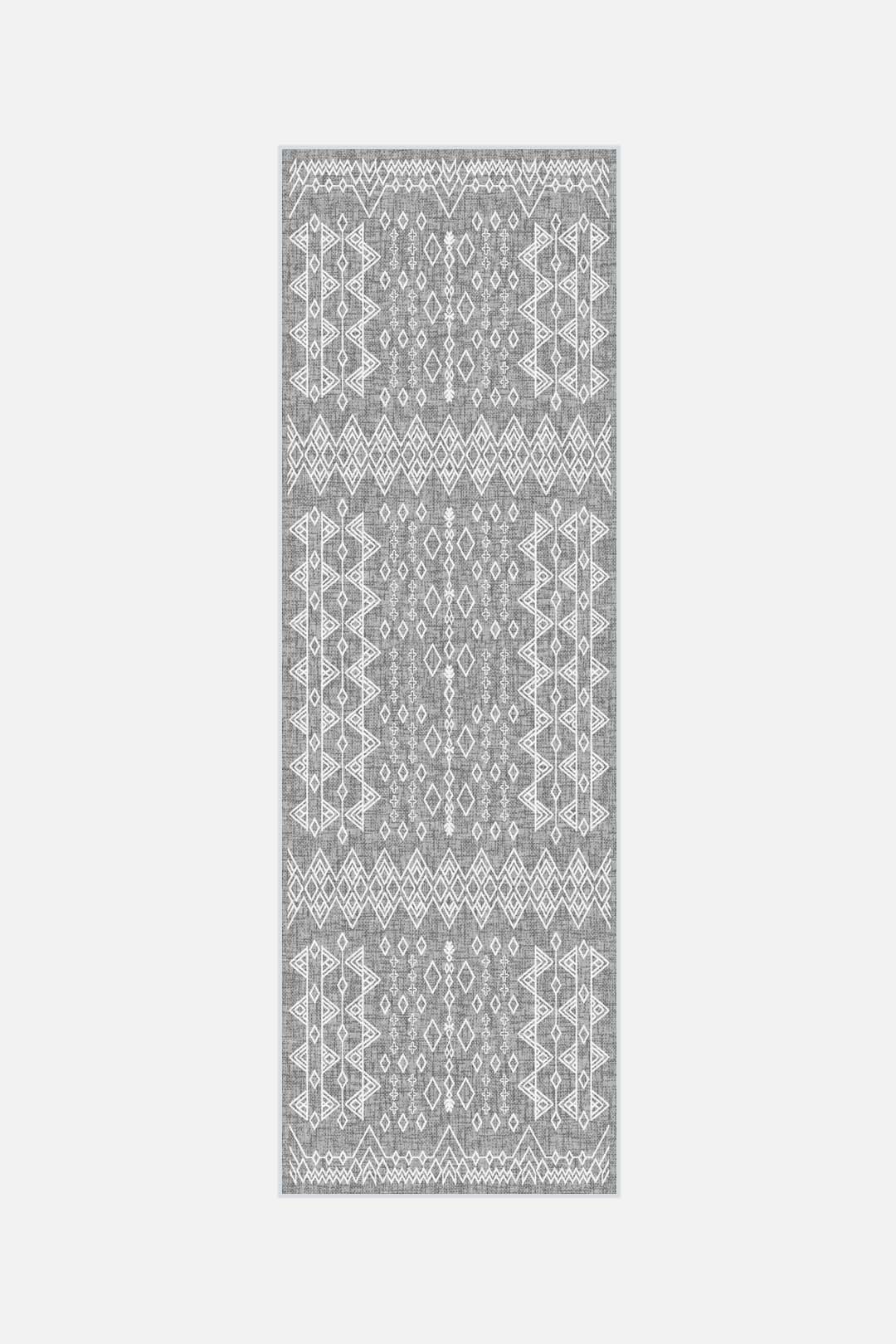 teppana-aylin-eiskristall-teppich-waschbar-grau-silber-geometrisch image 5