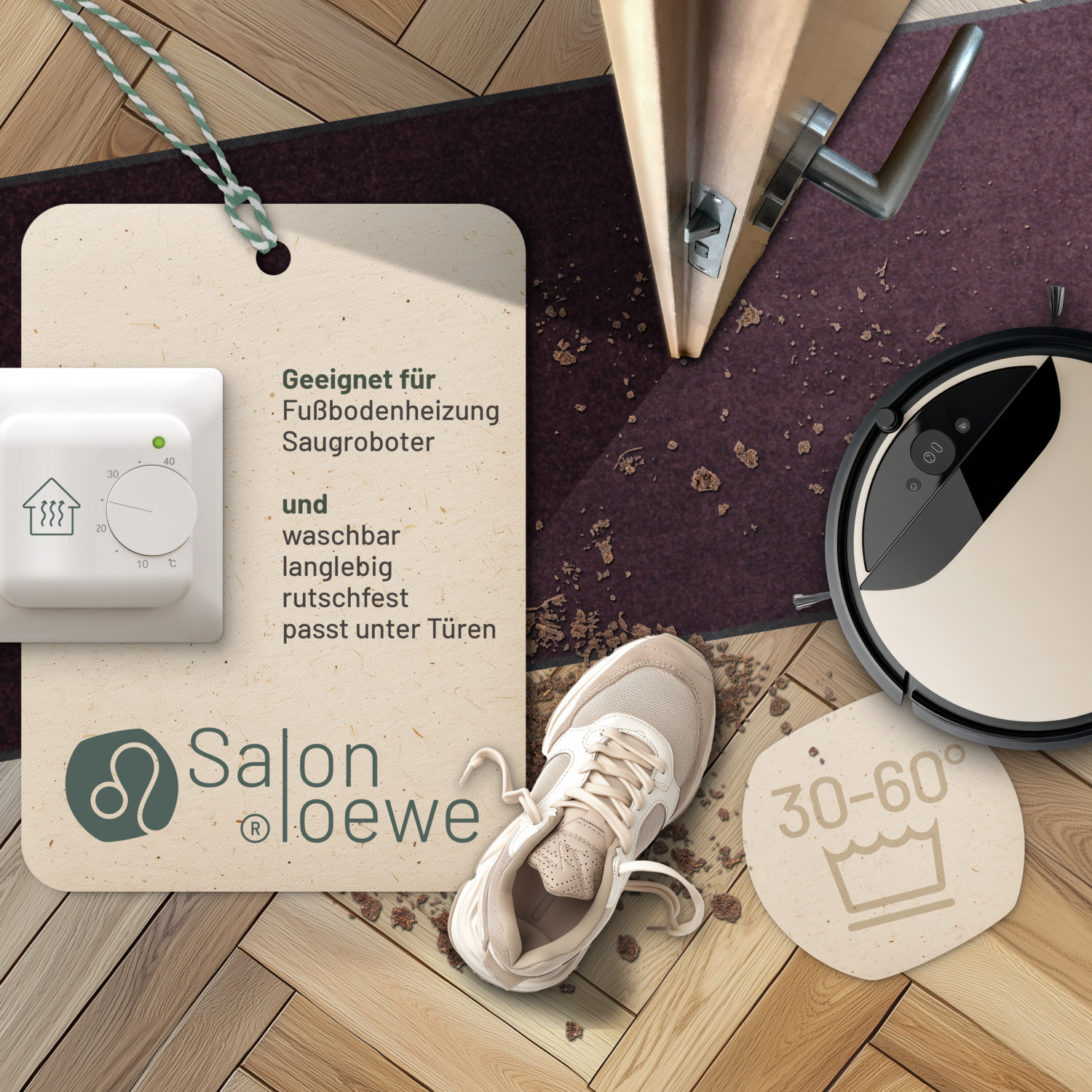 salonloewe-uni-pflaume-halbrund-60-x-180-cm-waschbarer-l-ufer-mit-rutschfestem-g image 3