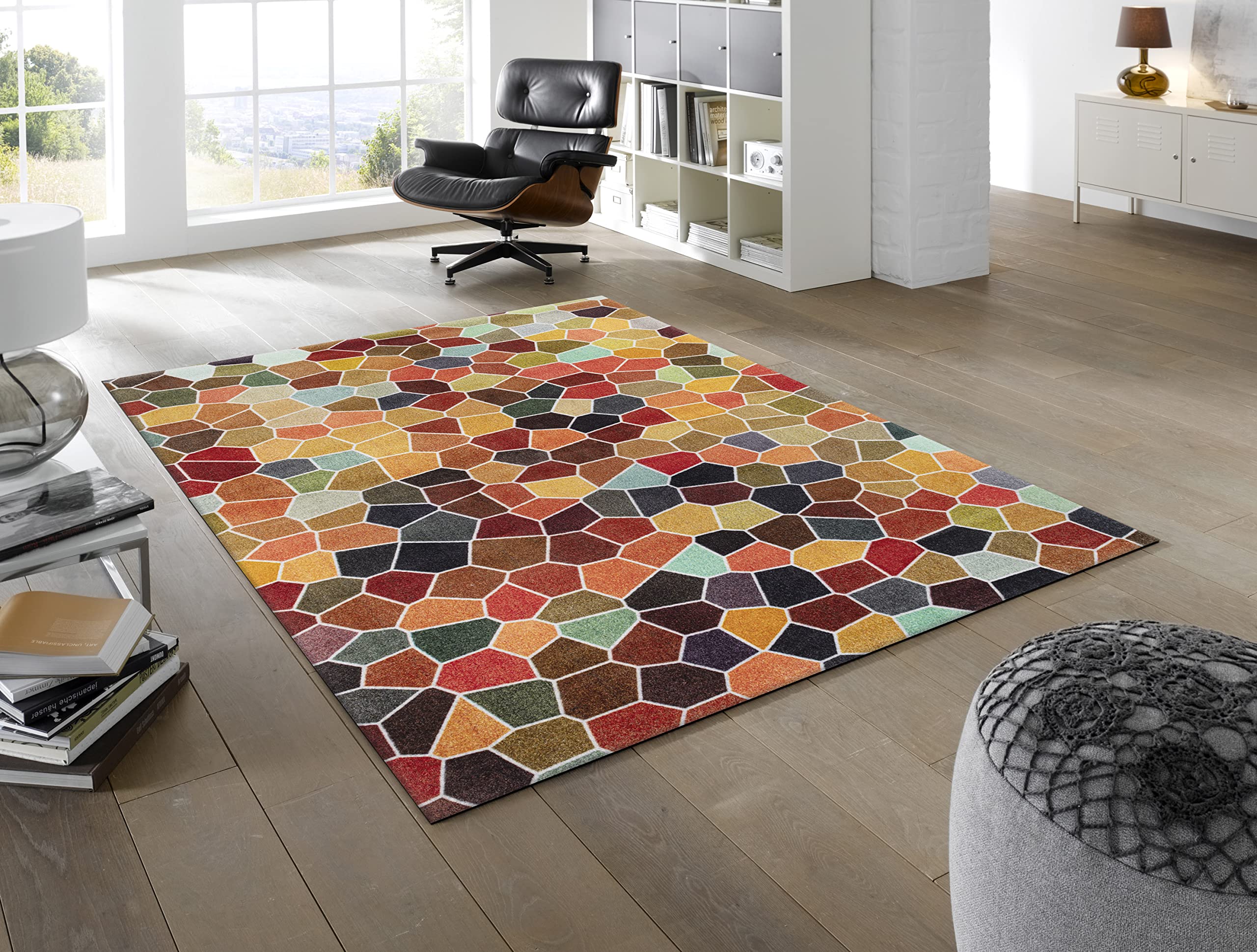 wash-dry-splendour-fu-matte-170x240-cm-waschbarer-design-teppich-f-r-innen-und-a image 2