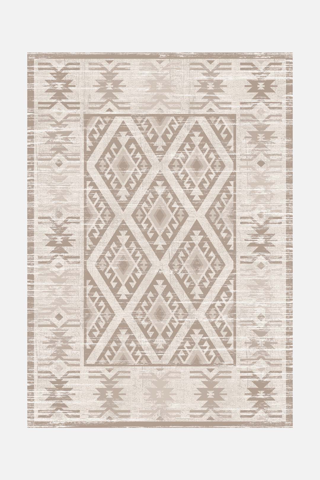 teppana-kolaya-beige-teppich-waschbarer-marokko-teppich-klassisch image 1