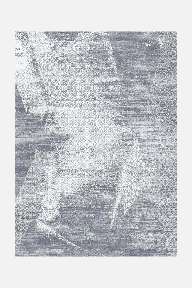 teppana-delara-abstrakt-teppich-waschbarer-kurzflor-teppich-in-grau-silber-34-50 image 1