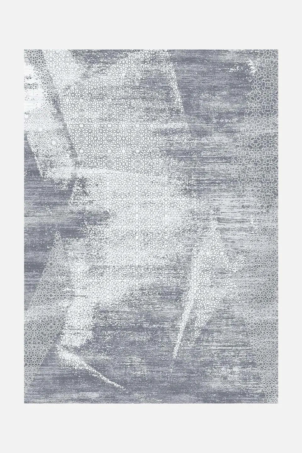teppana-delara-abstrakt-teppich-waschbarer-kurzflor-teppich-in-grau-silber-34-50 image 1