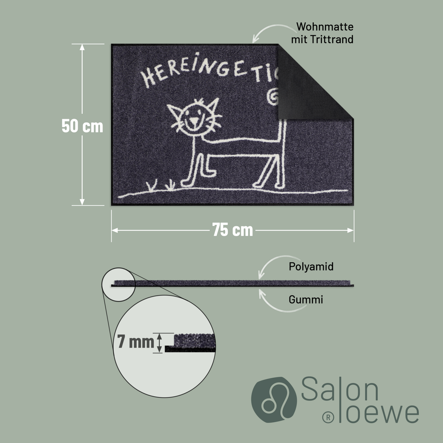 salonloewe-hereingetigert-eingangsmatte-fu-matte-50-x-75-cm-katzenmotiv-auf-dunk image 4