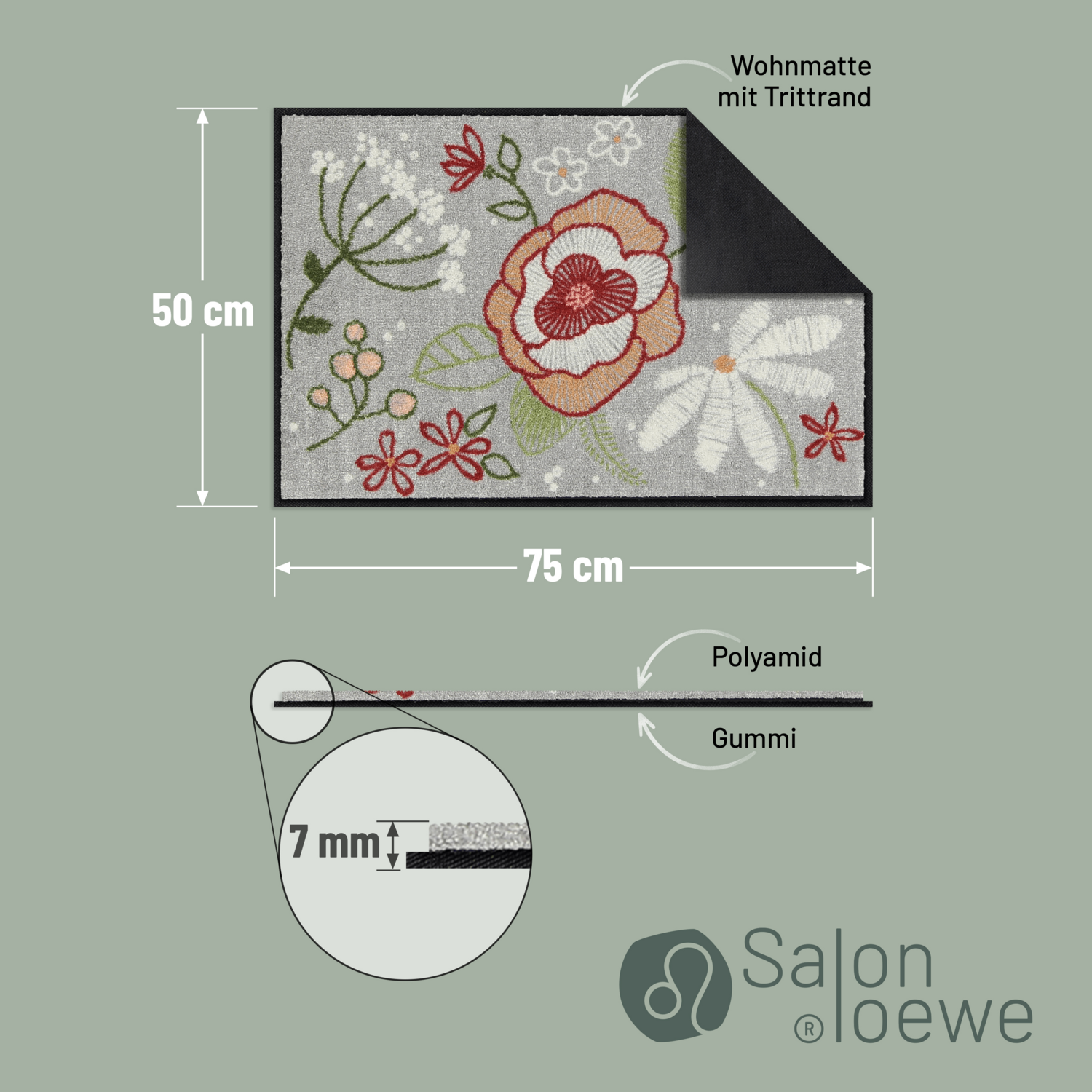 salonloewe-stitch-flowers-rund-50-x-75-cm-runde-fu-matte-mit-blumenmuster image 4