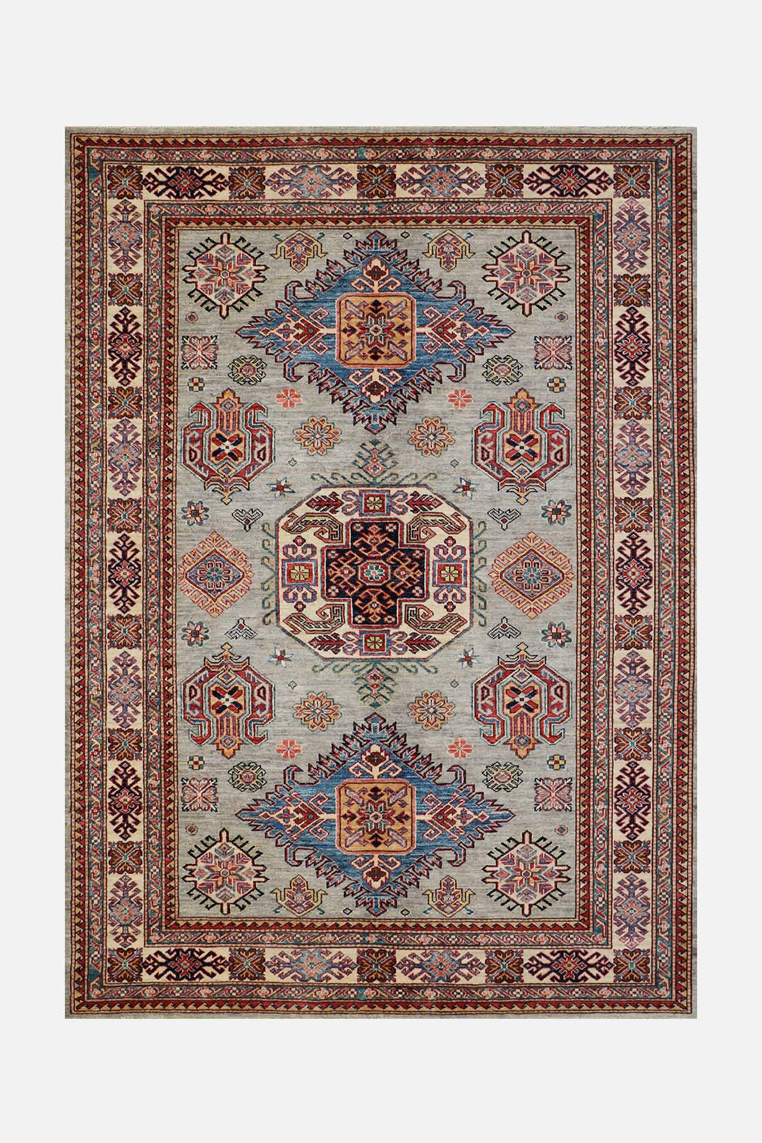 teppana-malihe-kazak-teppich-waschbarer-indoor-teppich-im-kazak-design-34-50 image 1