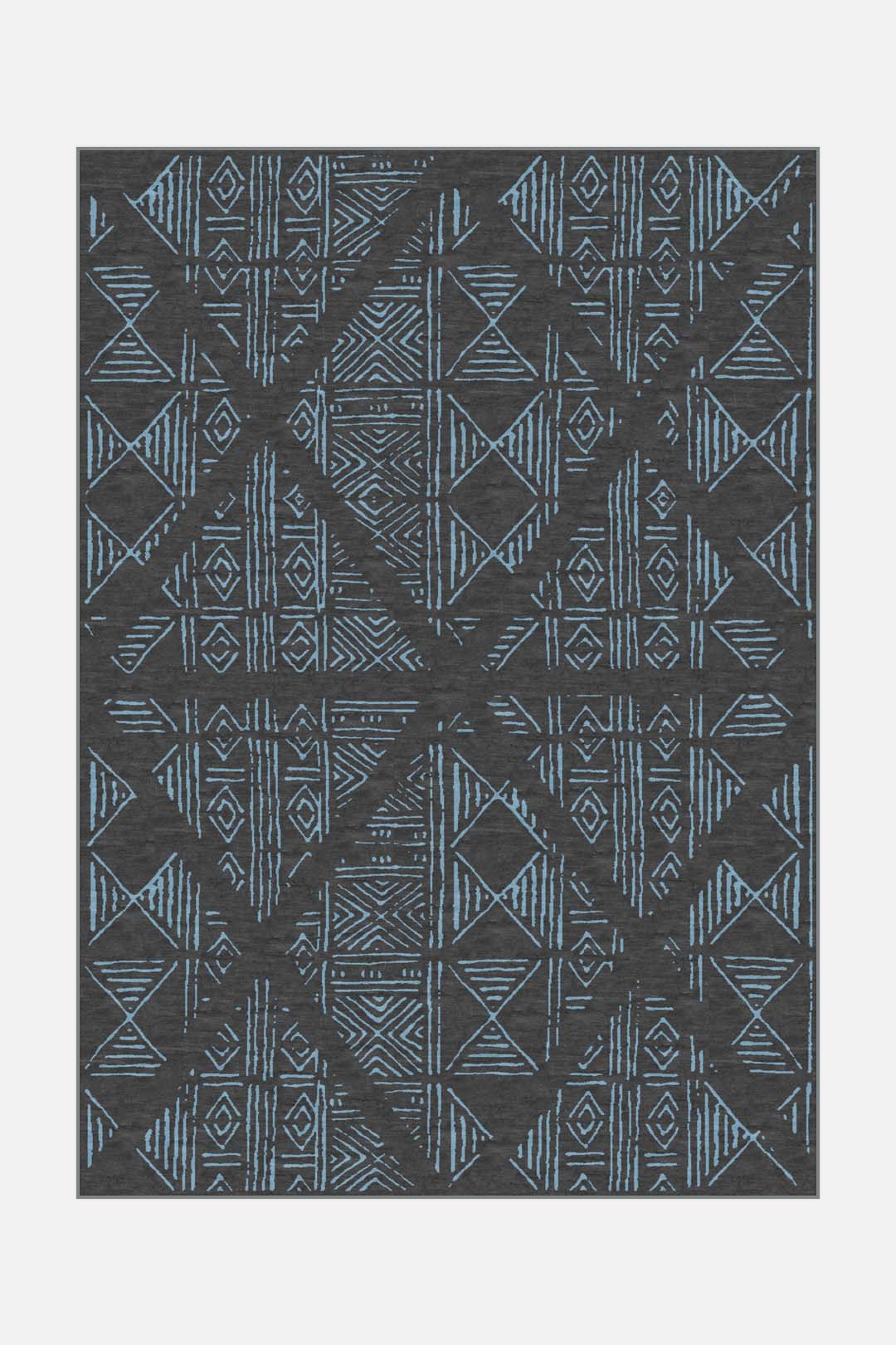 teppana-logan-blau-teppich-waschbarer-indoor-teppich-modern-inkl-rutschfester-ma image 1