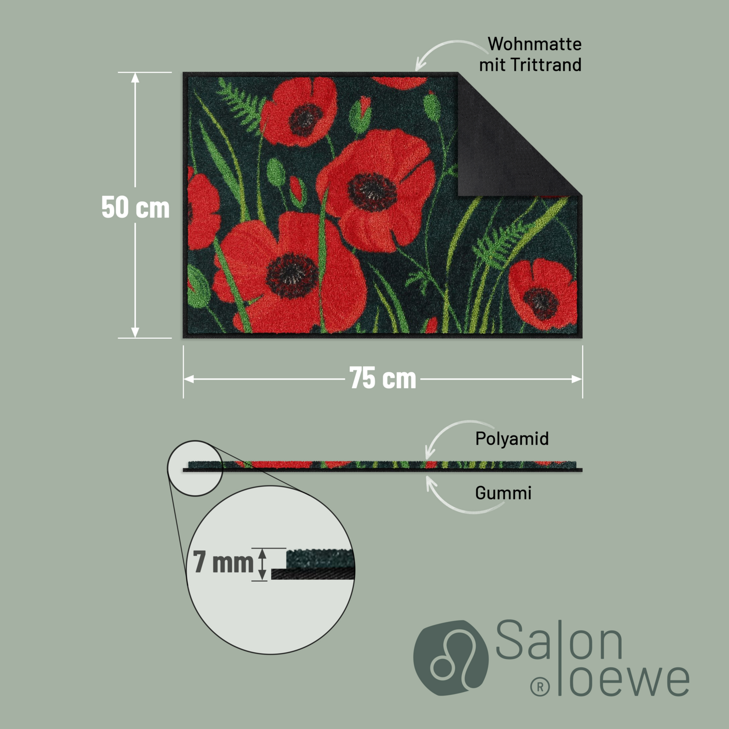 salonloewe-poppys-of-maivi-eingangsmatte-50-x-75-cm image 4