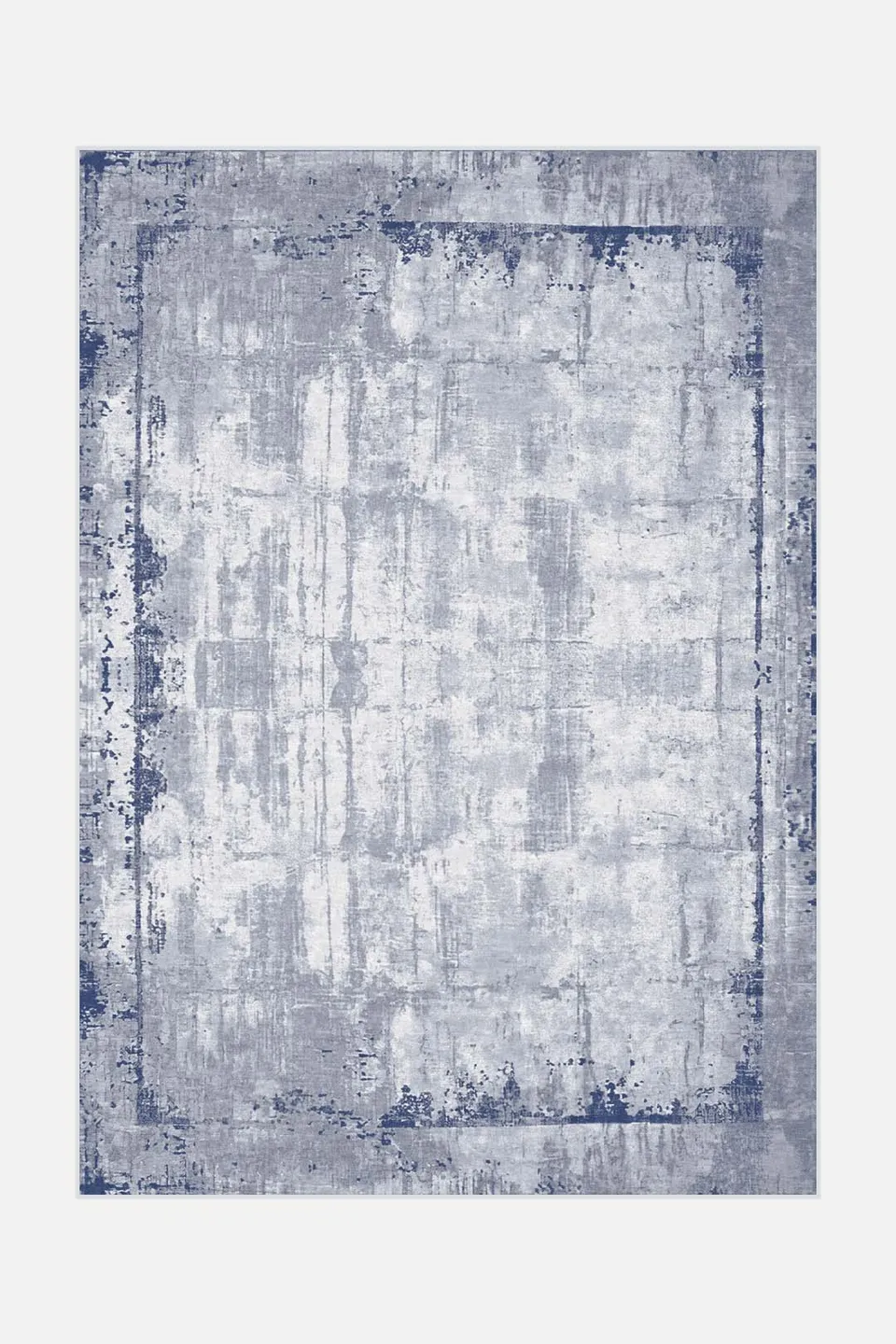 teppana-hedi-stein-teppich-waschbarer-indoor-teppich-grau-silber-blau-gr-n-moder image 1