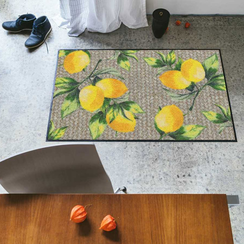 salonloewe-lemons-pure-fu-matte-halbrund-50-x-75-cm-polyamid-rutschfest-waschbar image 2