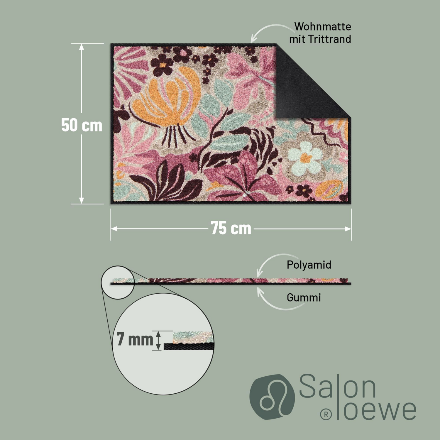 salonloewe-mingled-flowers-eingangsmatte-50-x-75-cm-waschbare-schmutzfangmatte-m image 4