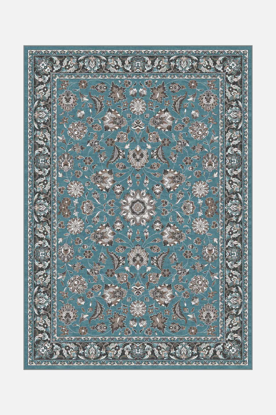 teppana-lilia-petrol-persisch-teppich image 1