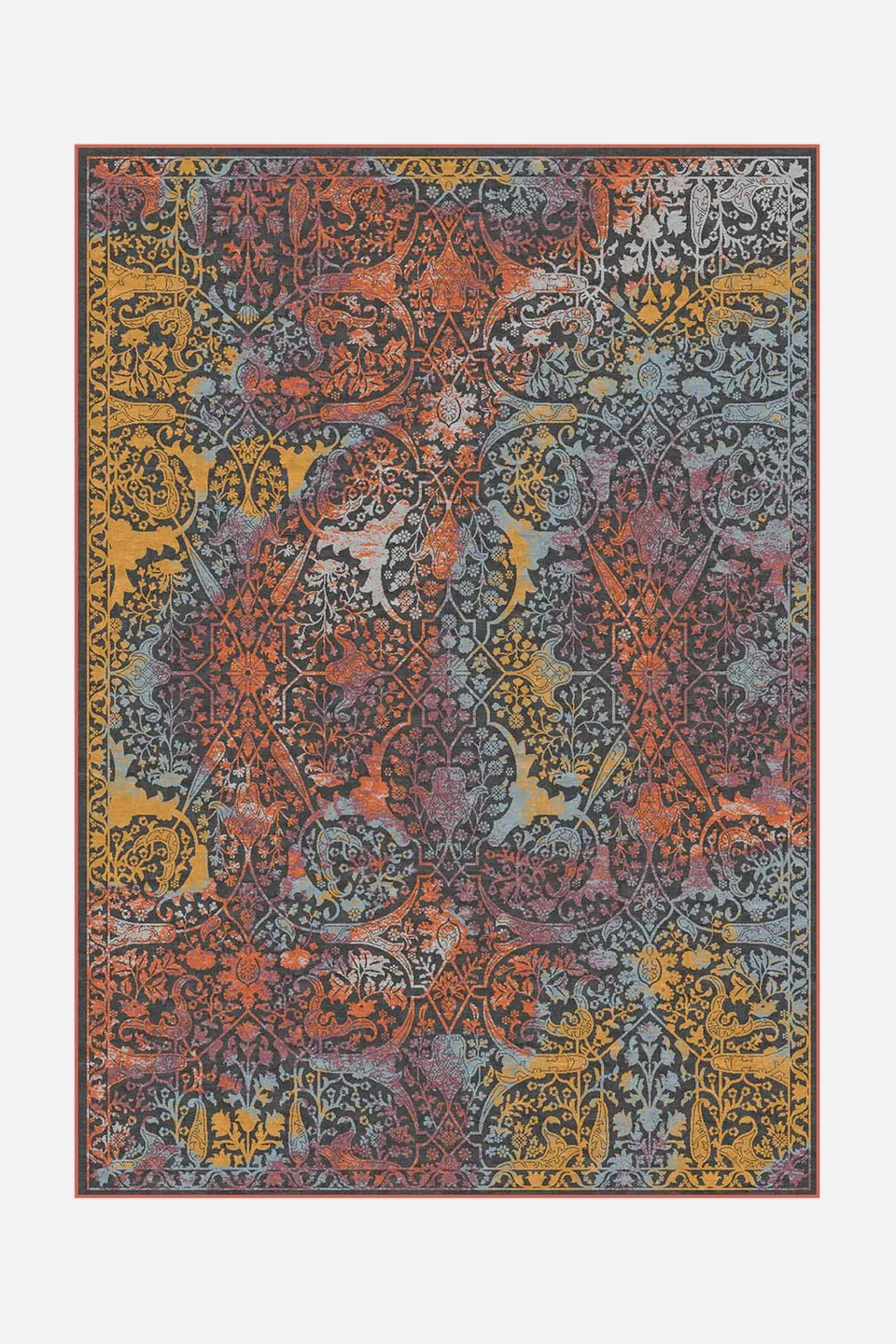 teppana-andorra-bunt-teppich-waschbarer-indoor-teppich-im-marokkanischen-stil-in image 1