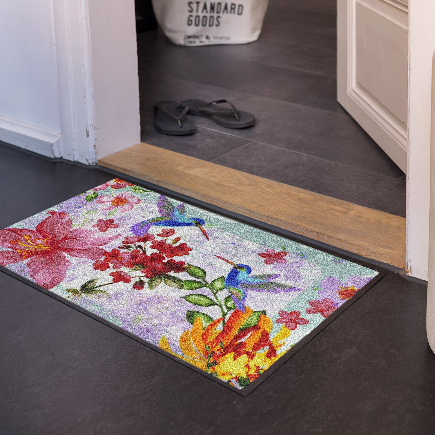 salonloewe-soft-bird-flowers-eingangsmatte-50-x-75-cm image 2