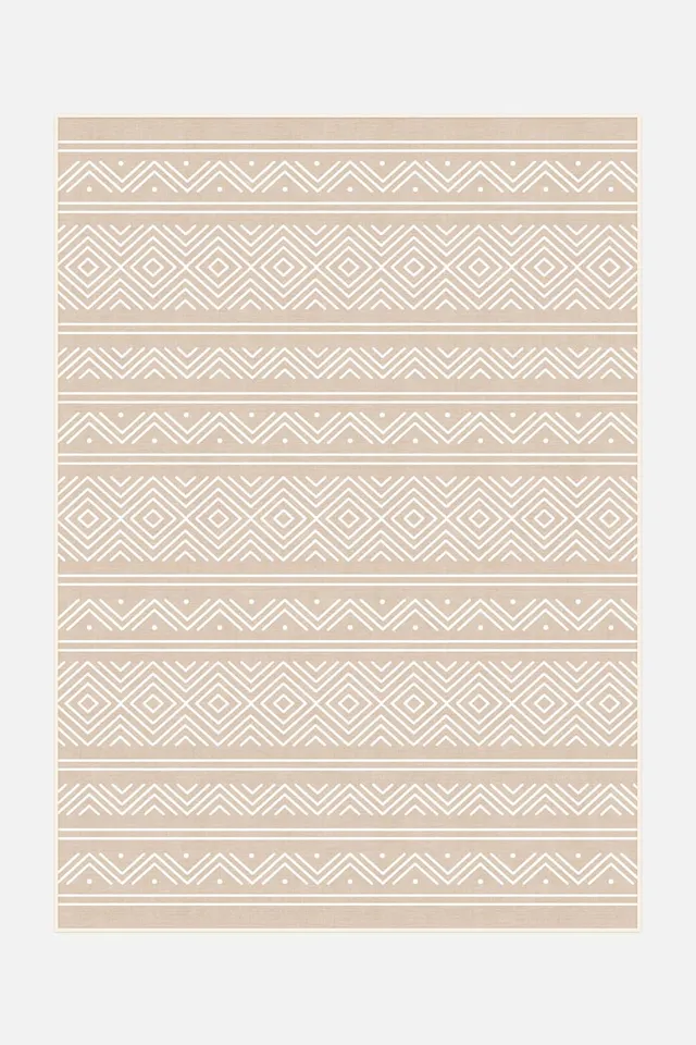 teppana-outdoor-aztek-creme-teppich-waschbarer-outdoor-teppich-im-boho-design-be image 1